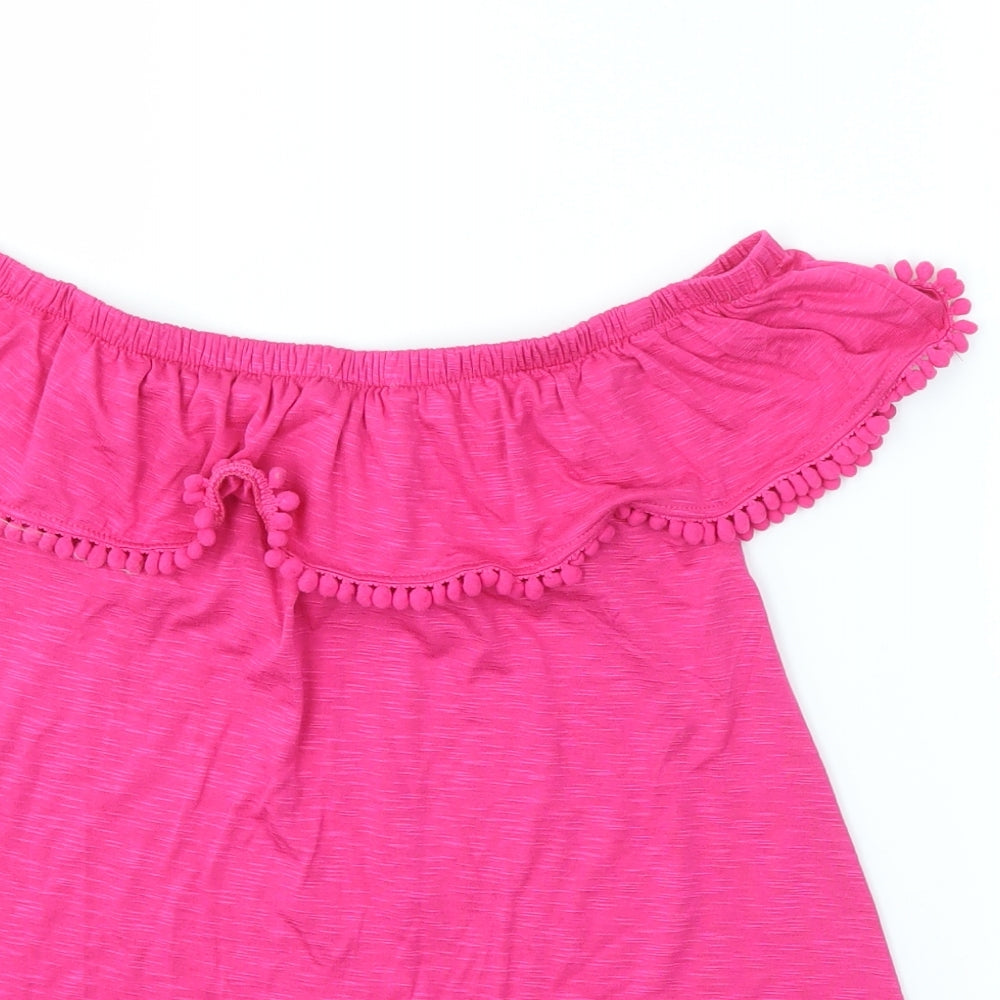 F&F Girls Pink   Basic T-Shirt Size 12-13 Years