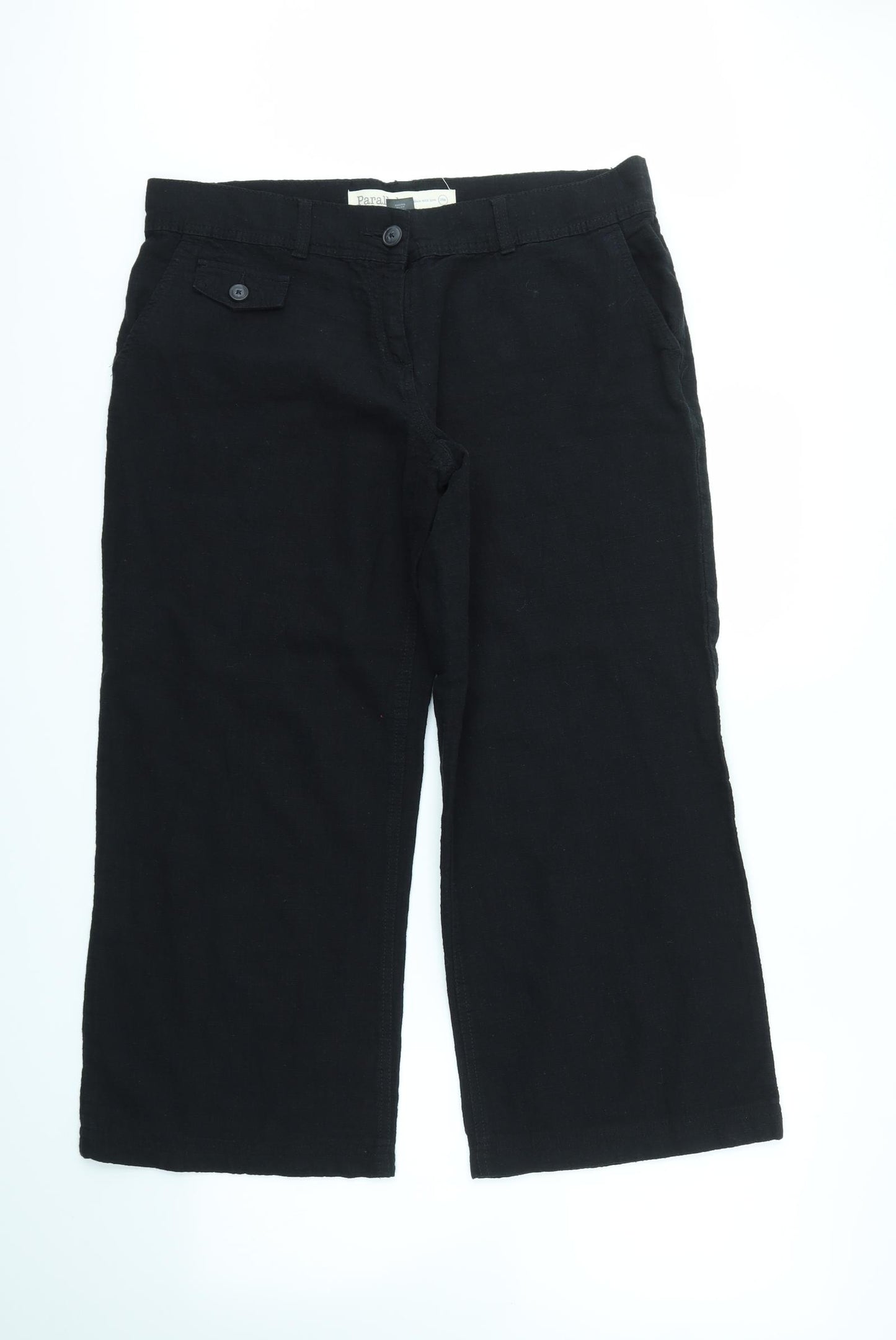 NEXT Womens Black   Trousers  Size 16 L27 in