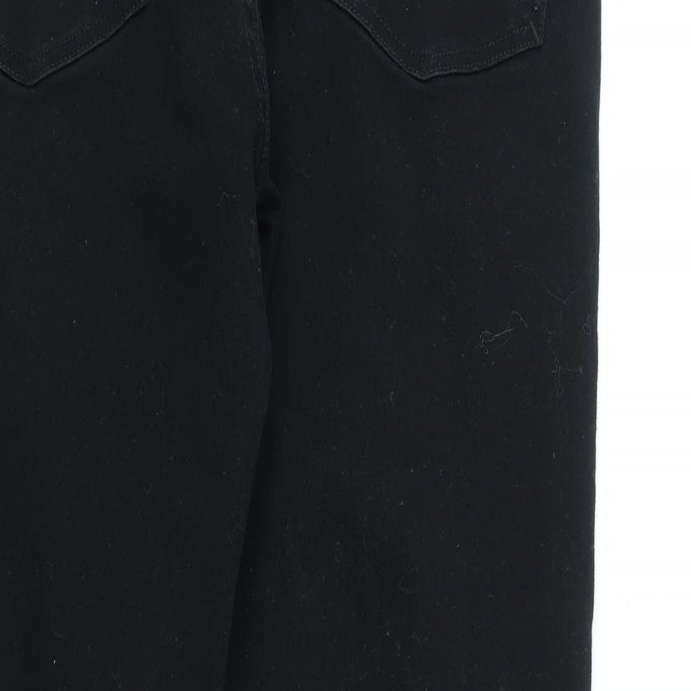 F&F Mens Black   Straight Jeans Size 38 in L32 in
