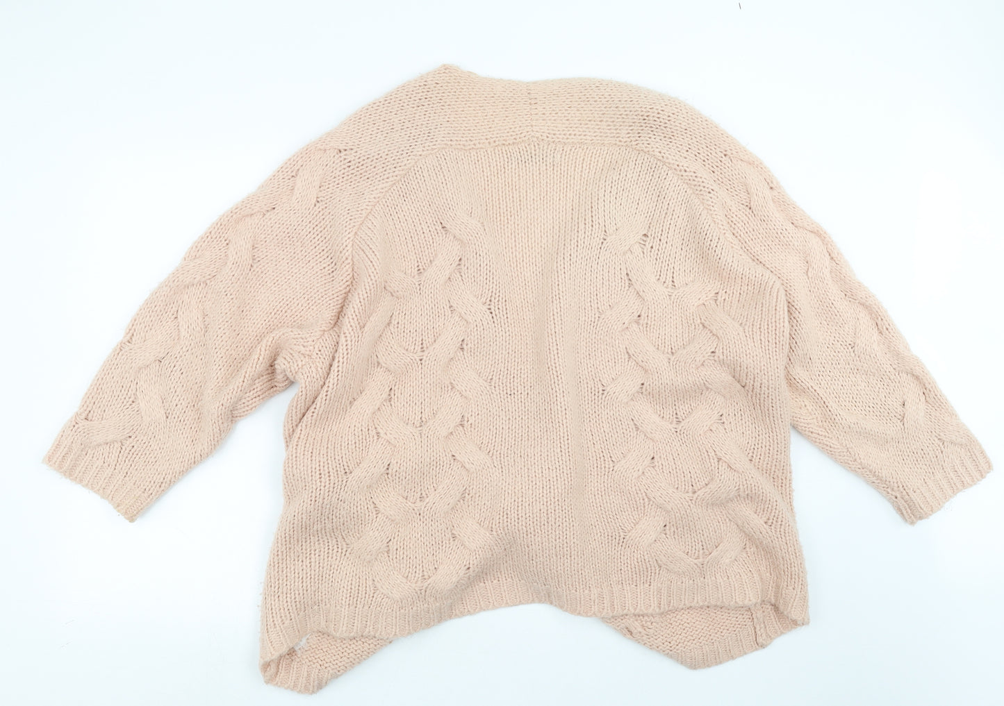 Primark Womens Pink  Knit Cardigan Jumper Size L