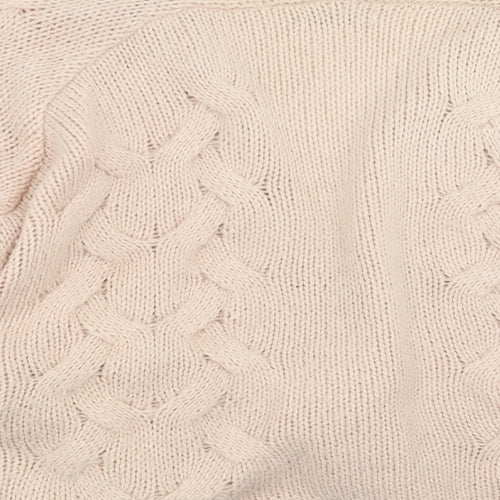 Primark Womens Pink  Knit Cardigan Jumper Size L