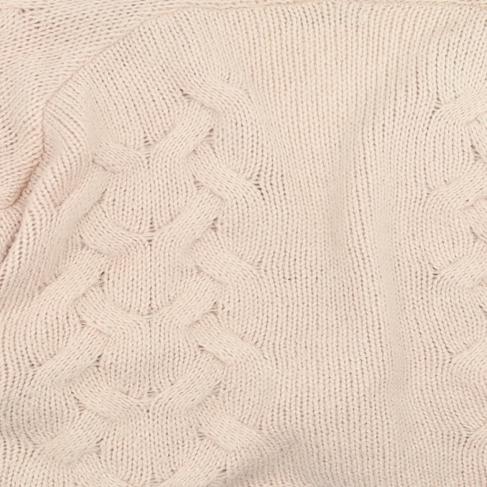 Primark Womens Pink  Knit Cardigan Jumper Size L