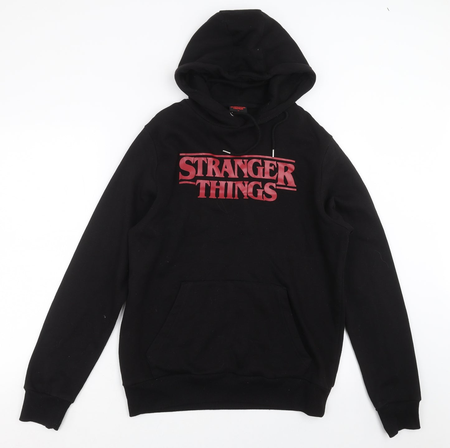 Primark Mens Black   Pullover Hoodie Size M  - Stranger Things