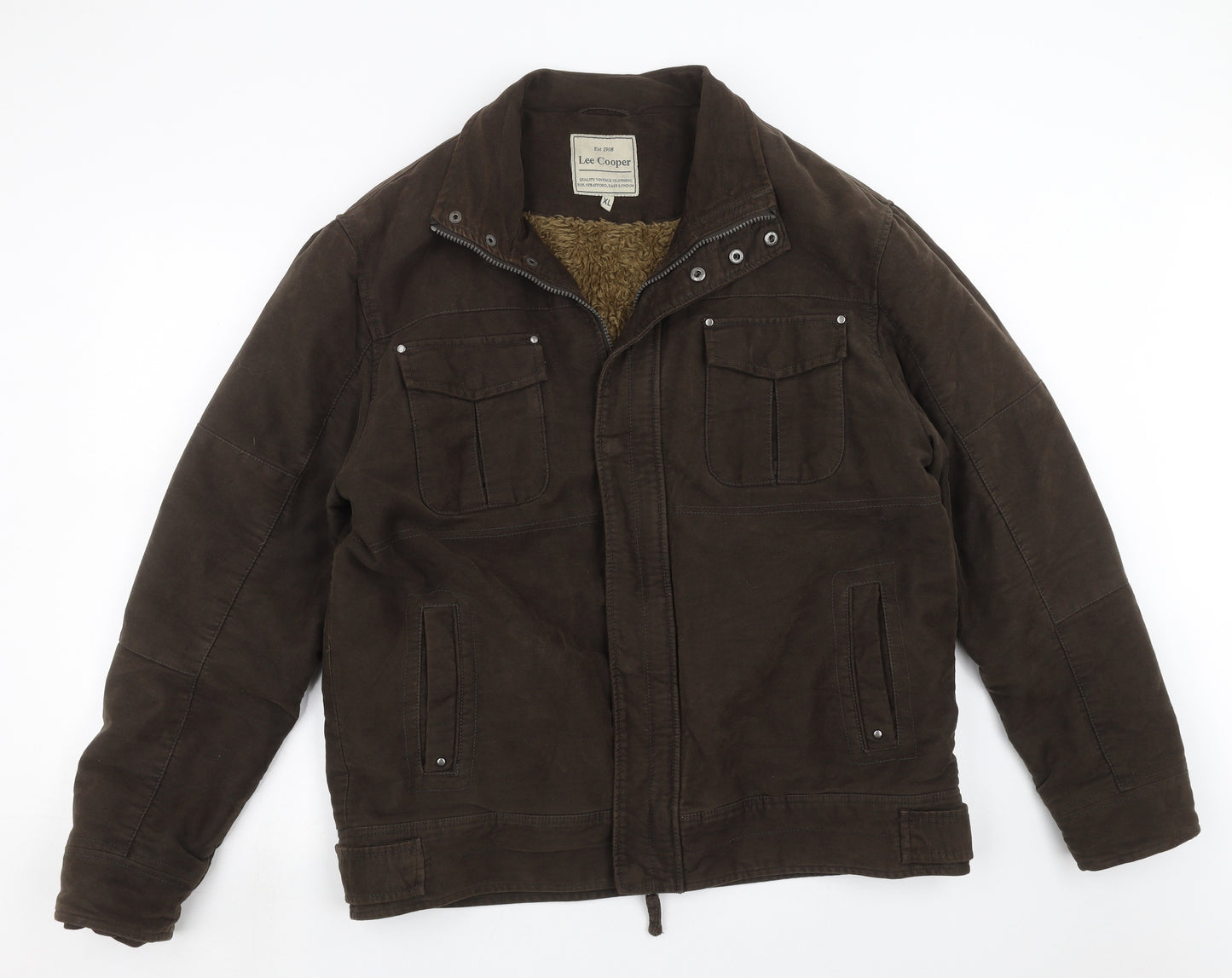Lee Cooper Mens Brown   Jacket  Size XL