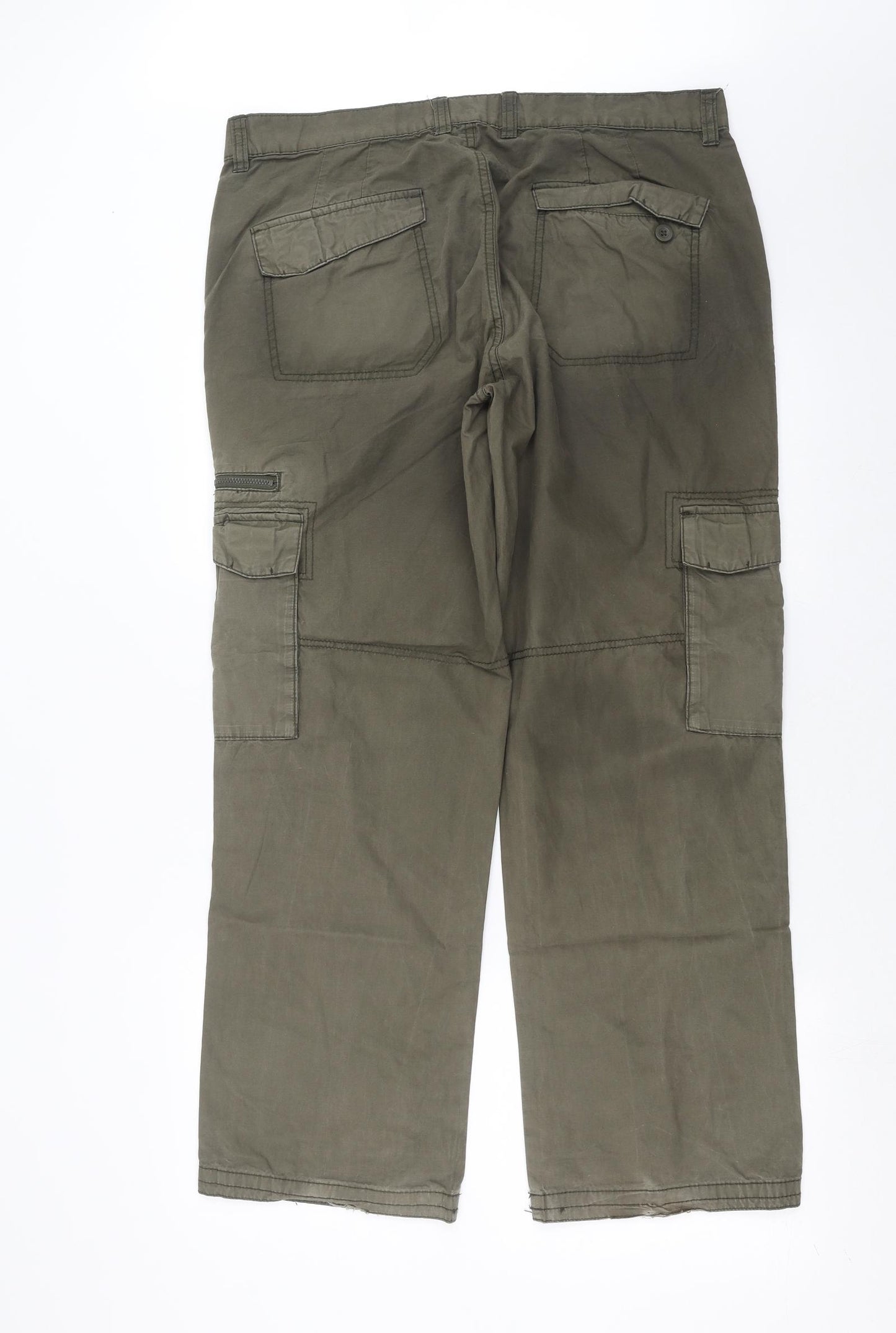 George Mens Green   Cargo Trousers Size 38 in L29 in
