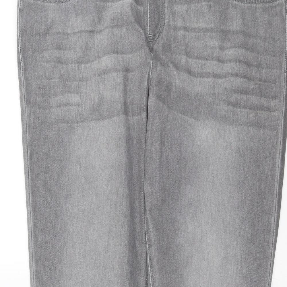 George Womens Grey  Denim Jegging Jeans Size 16 L29 in