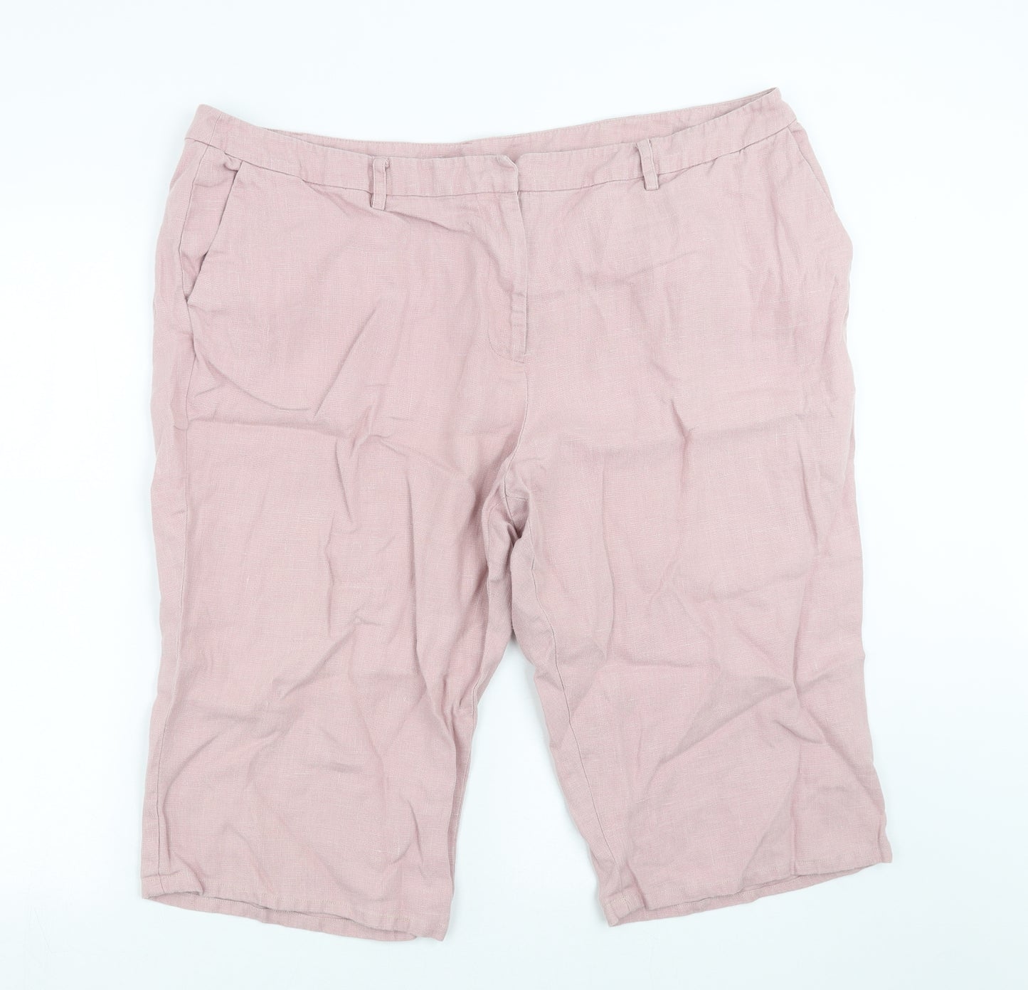 Artigiano Womens Pink   Chino Shorts Size 24