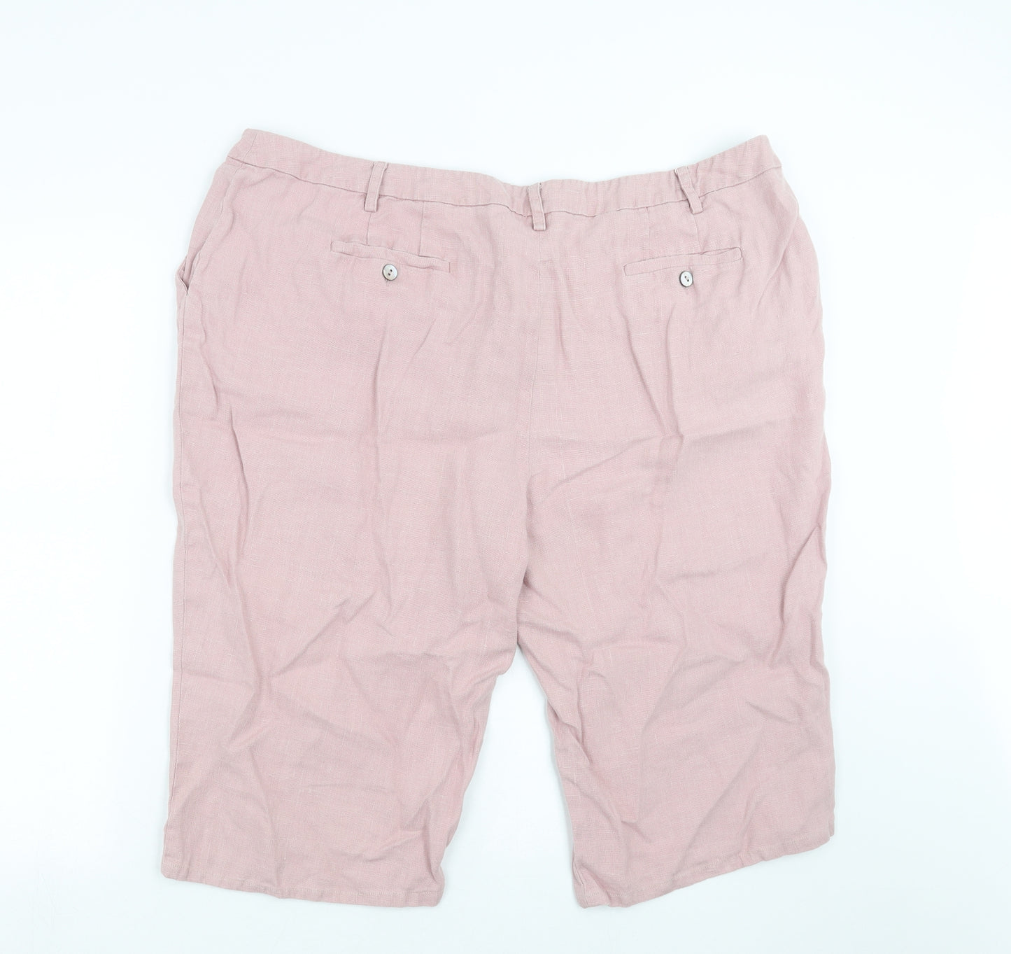 Artigiano Womens Pink   Chino Shorts Size 24