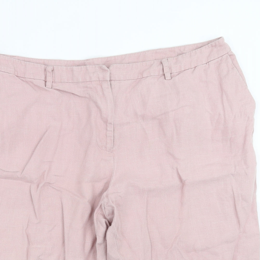 Artigiano Womens Pink   Chino Shorts Size 24