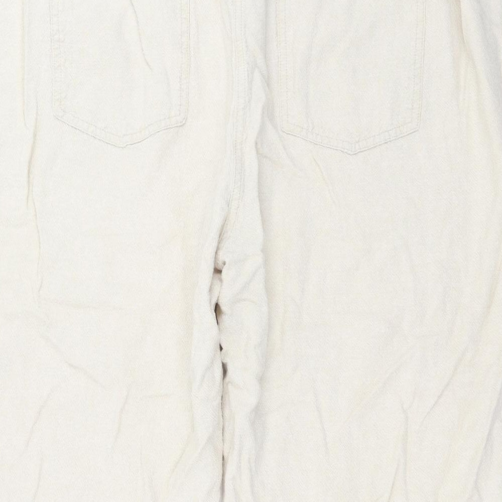 Cotton Traders Womens Beige   Cropped Trousers Size 22 L20 in