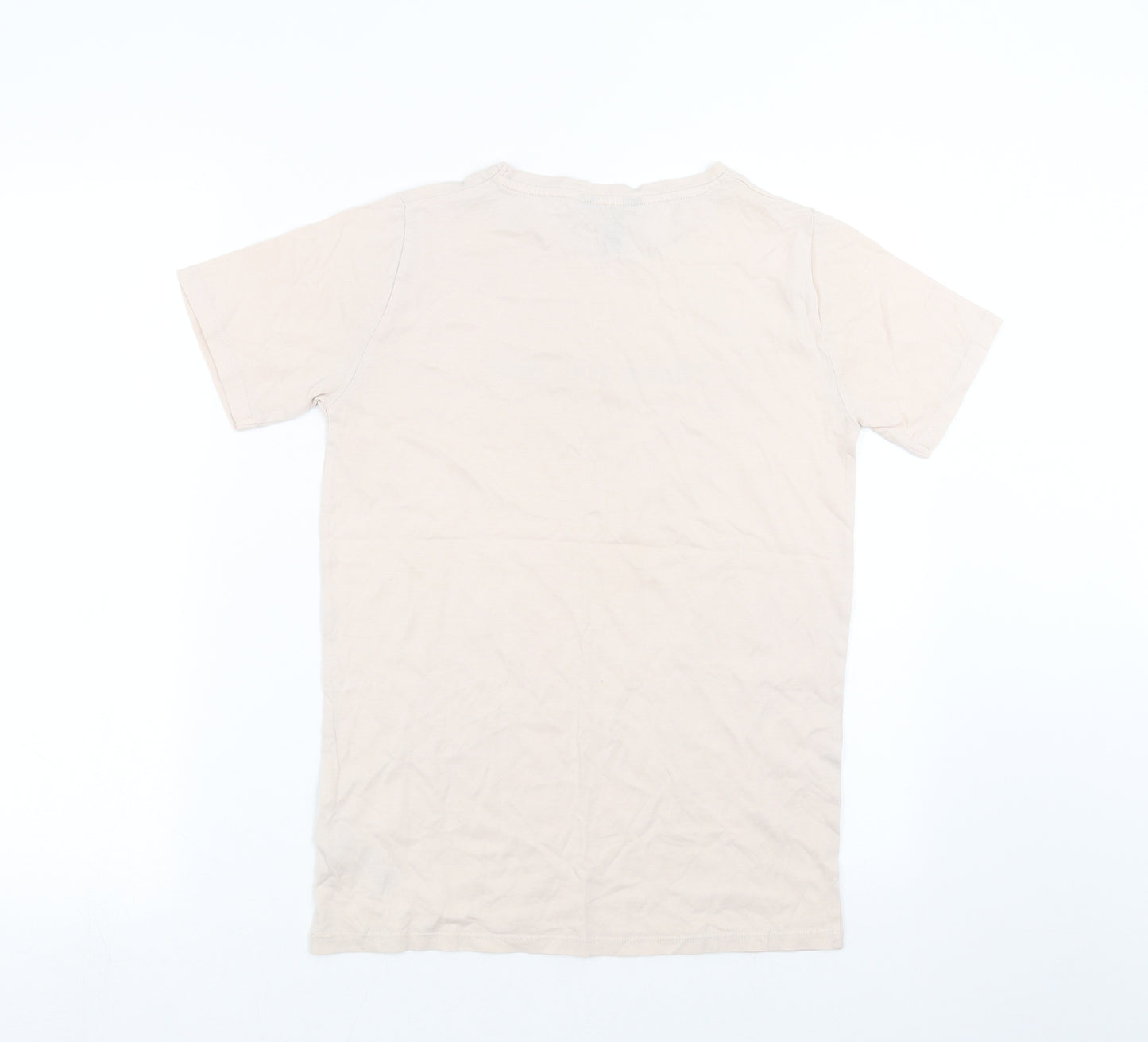 New Look Womens Beige   Basic T-Shirt Size 8  - thank you, next