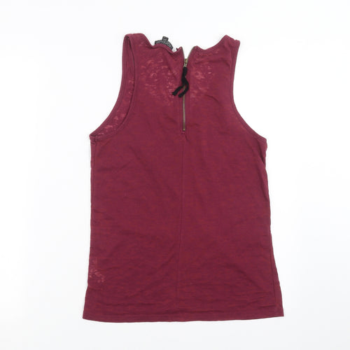 Topshop Womens Purple   Basic Tank Size 10