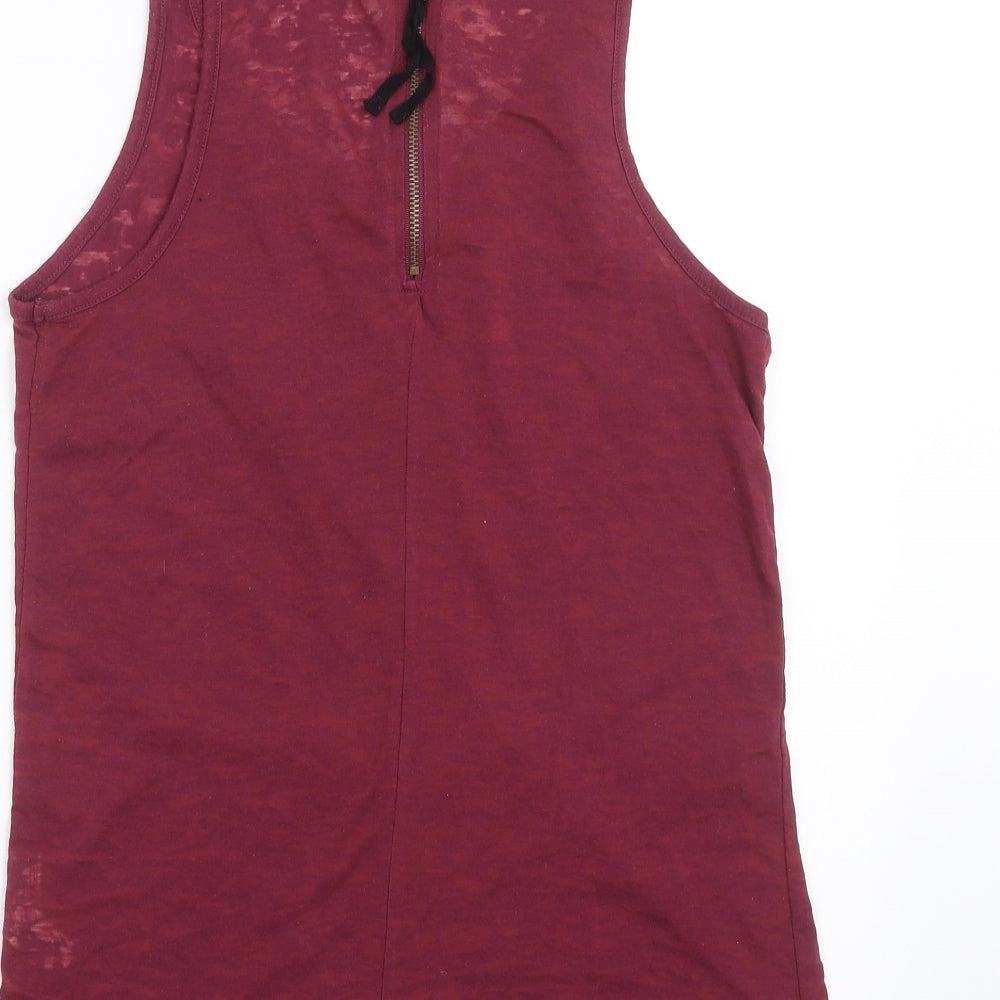 Topshop Womens Purple   Basic Tank Size 10