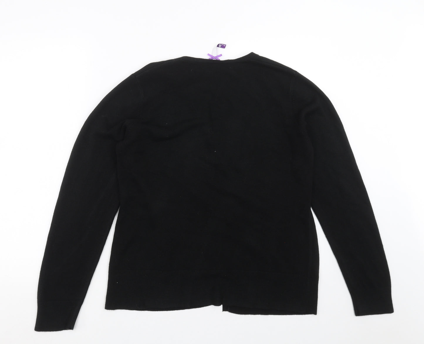 BHS Womens Black  Knit Cardigan Jumper Size 16