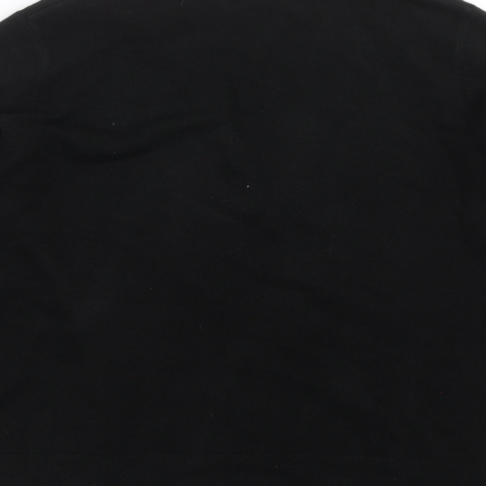 BHS Womens Black  Knit Cardigan Jumper Size 16