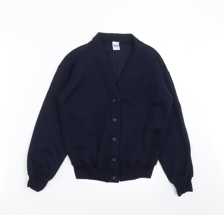 JMJ Girls Blue   Cardigan Sweatshirt Size 11-12 Years