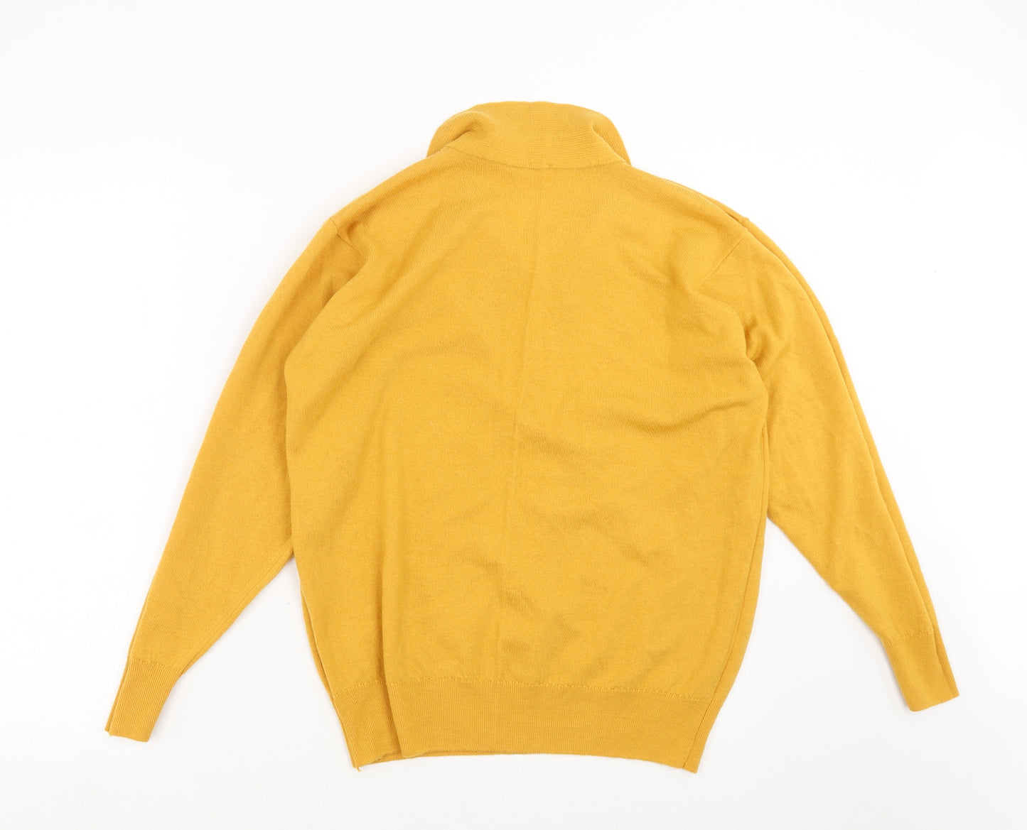 JONELLE Womens Yellow  Knit Pullover Jumper Size 16