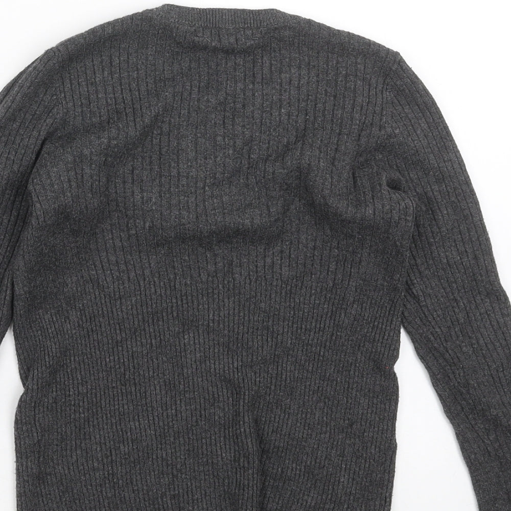 Candy Couture Girls Grey   Pullover Jumper Size 11 Years