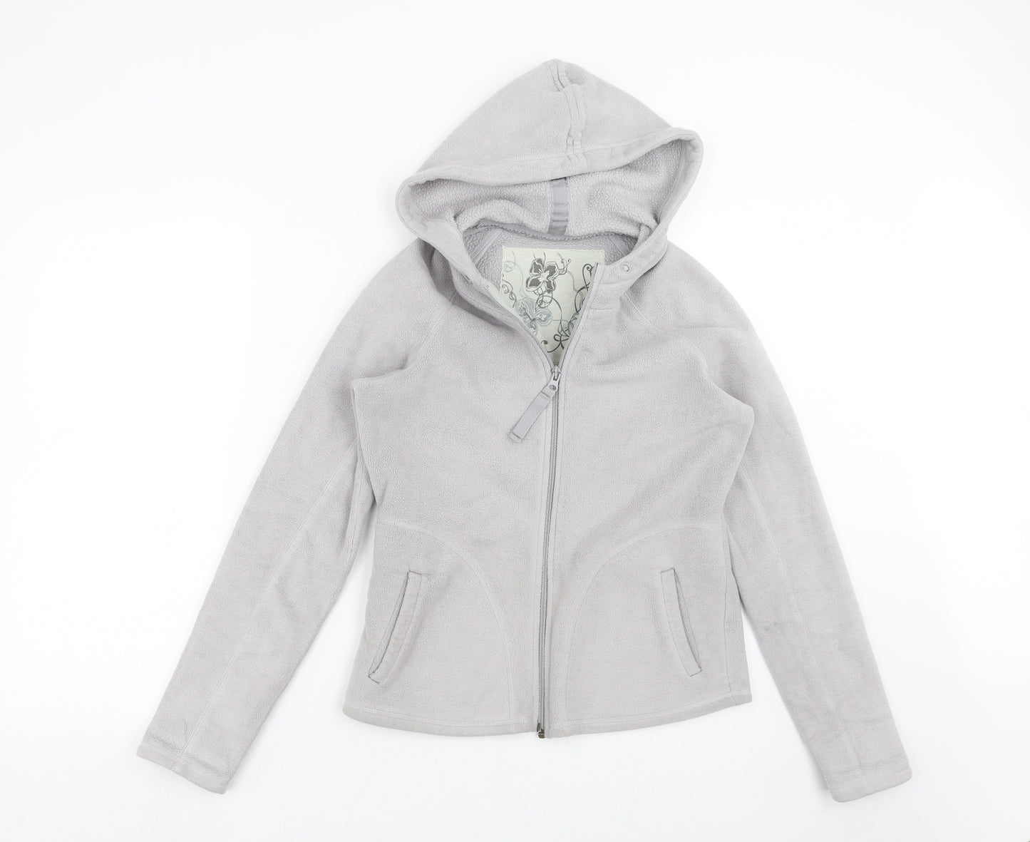 Marks and Spencer Womens Grey   Full Zip Hoodie Size 12