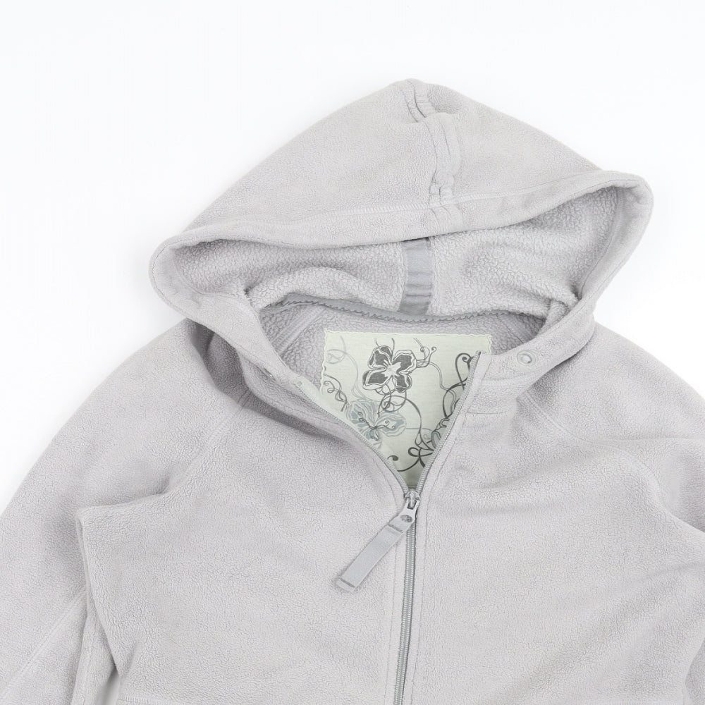 Marks and Spencer Womens Grey   Full Zip Hoodie Size 12