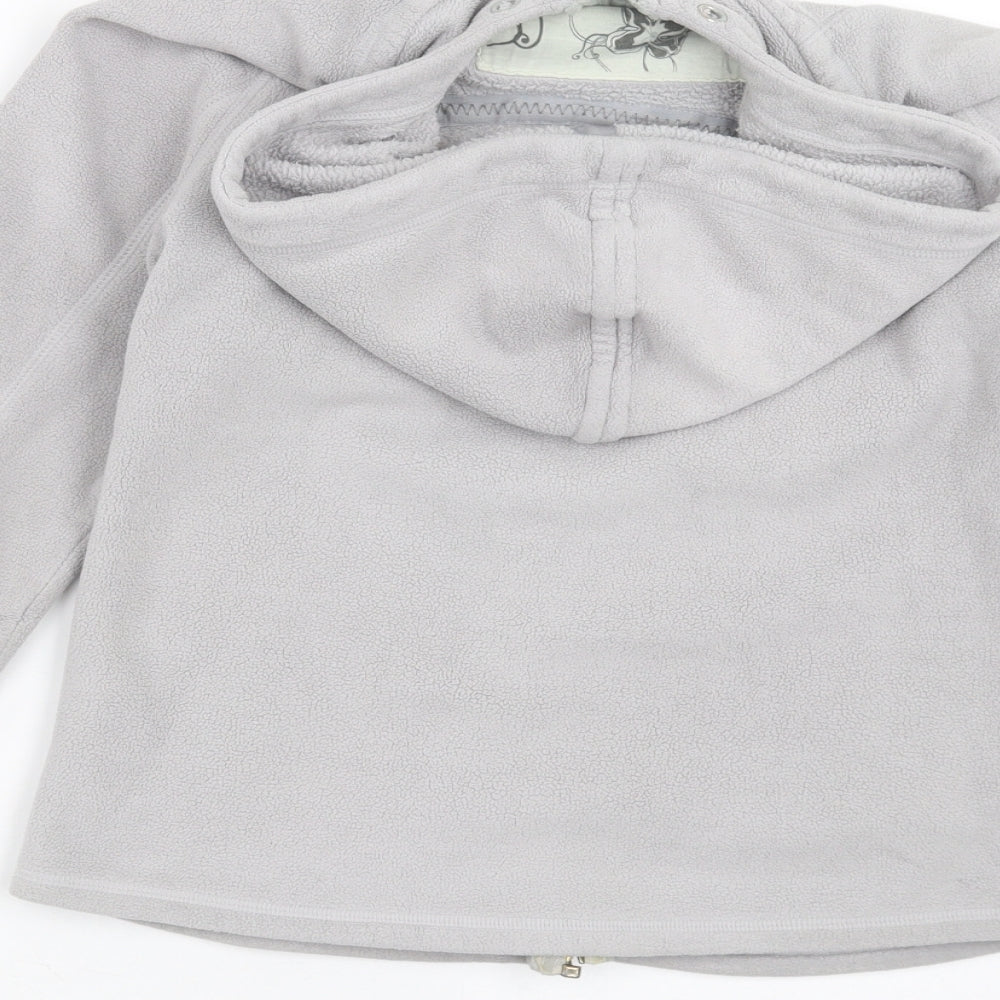 Marks and Spencer Womens Grey   Full Zip Hoodie Size 12