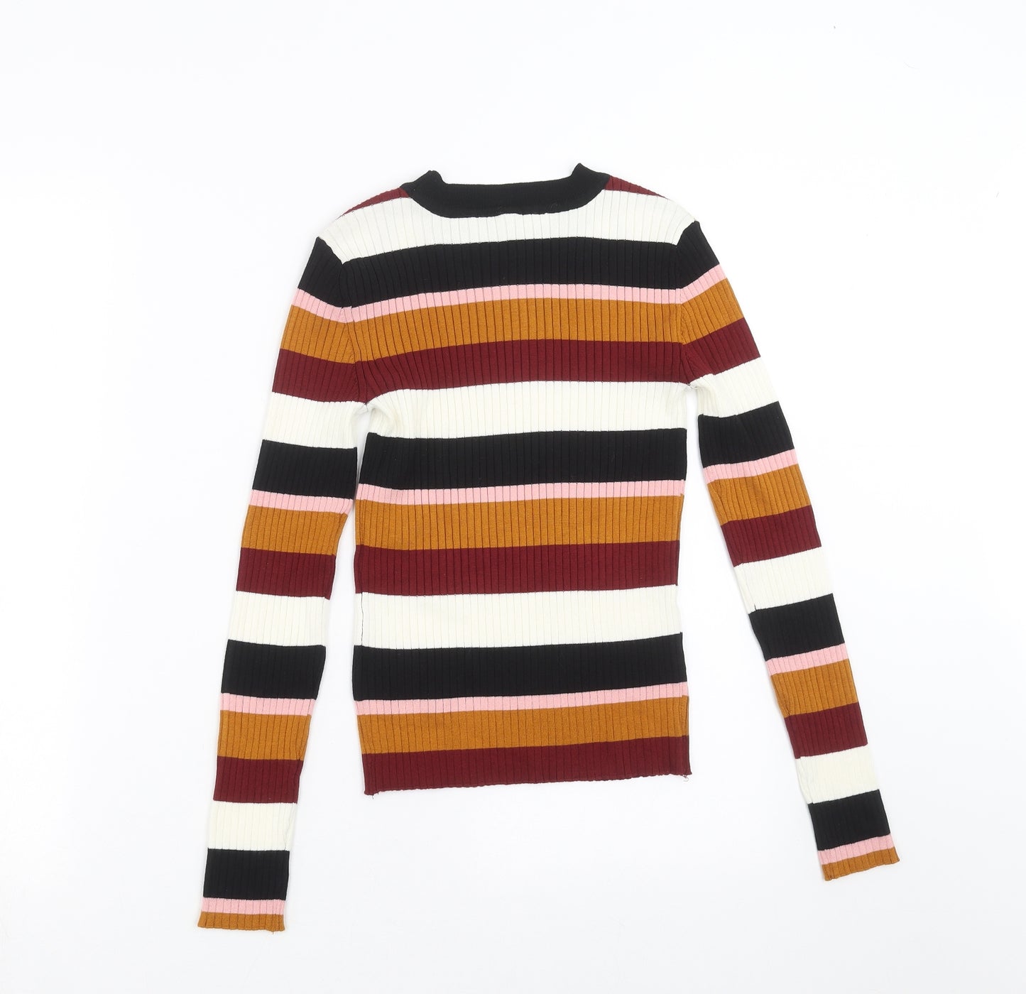 Divided by H&M Womens Multicoloured Striped  Pullover Jumper Size XS