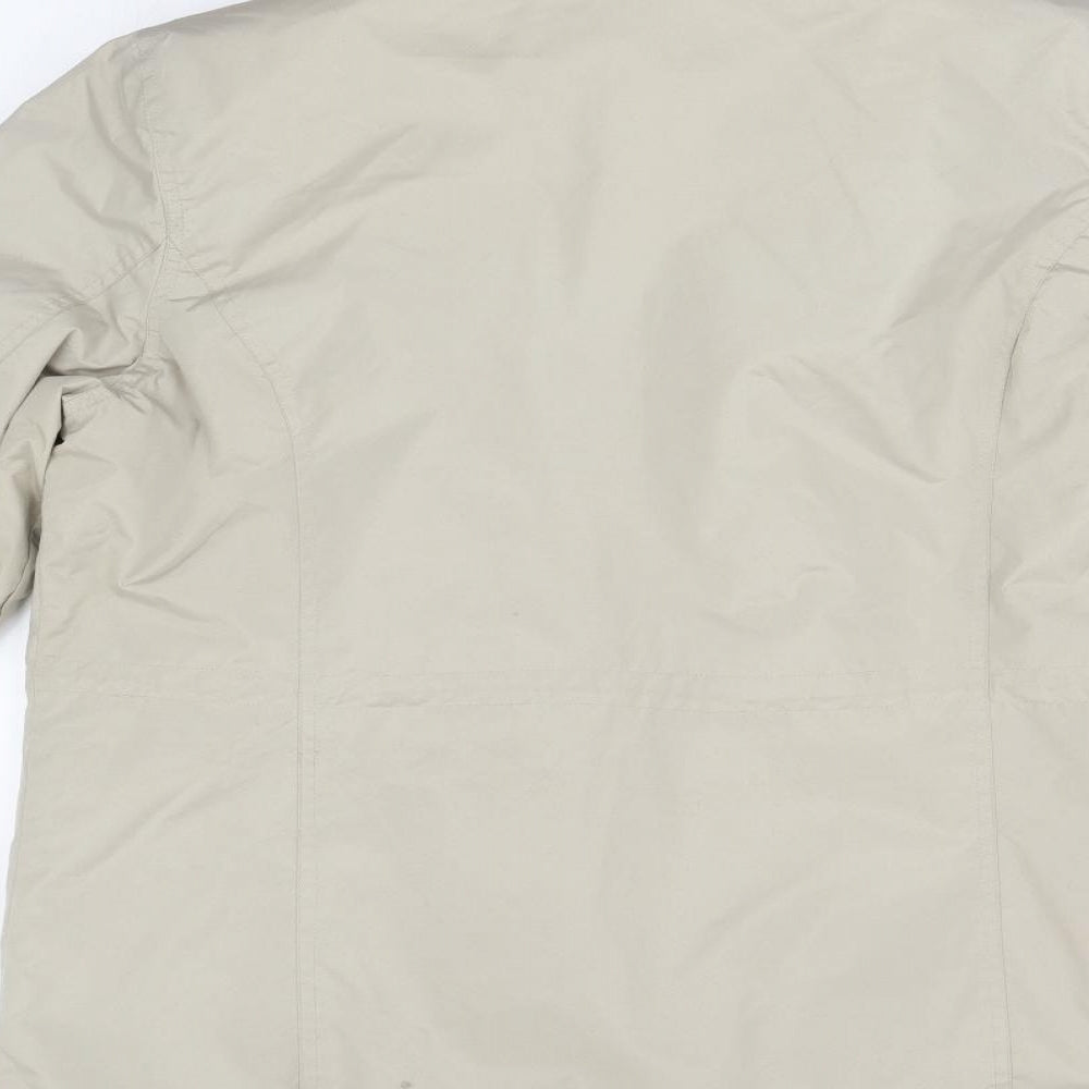 Atlas Womens Beige   Overcoat Coat Size 14