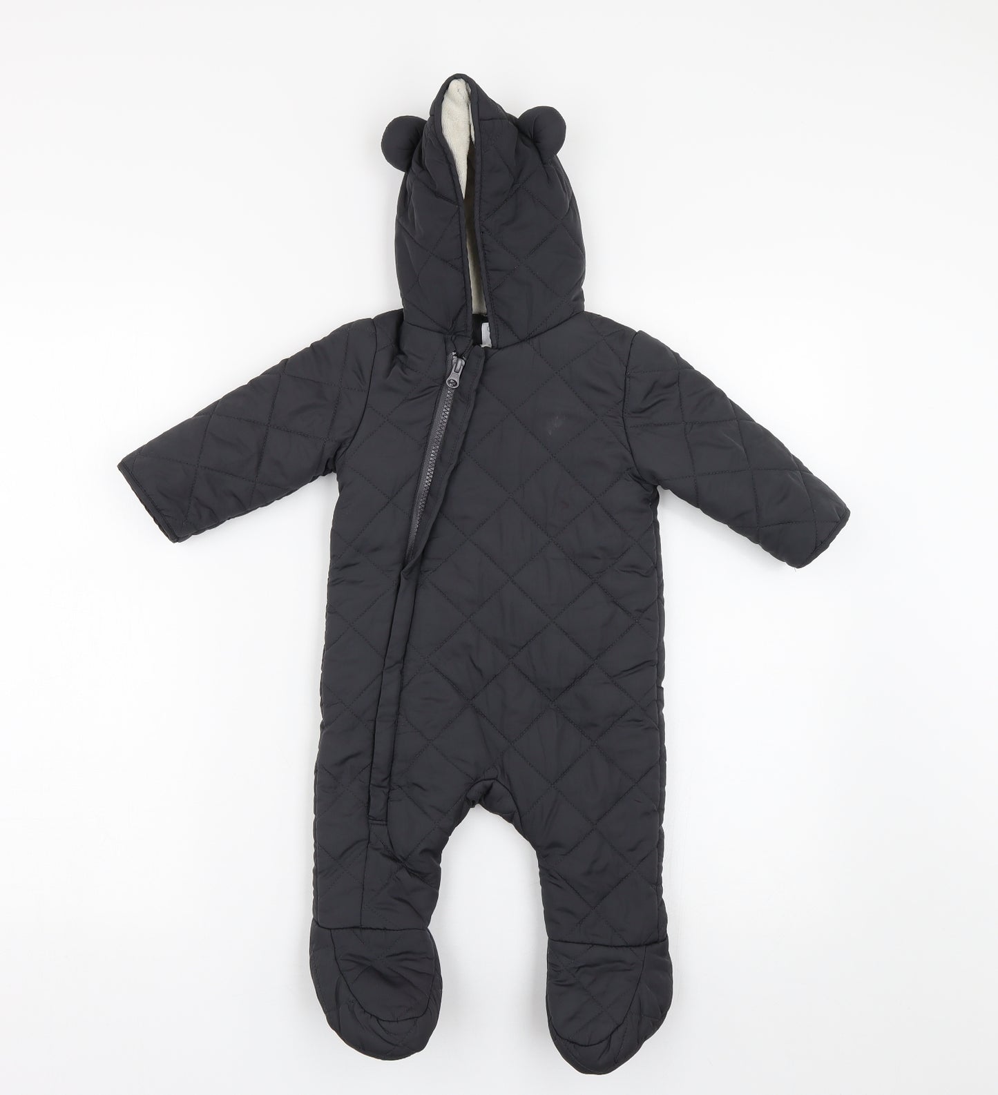 Primark Baby Grey   Babygrow One-Piece Size 6-9 Months