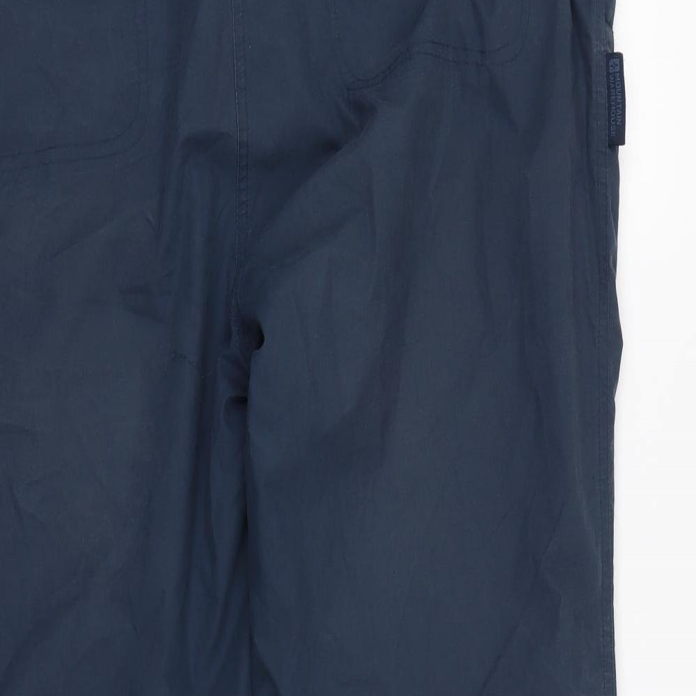 Mountain Warehouse Womens Blue   Cargo Trousers Size 18 L28 in