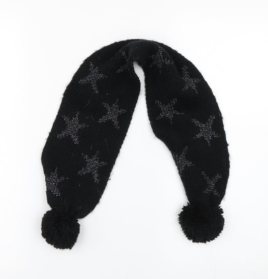 M&S Girls Black   Scarf Scarves & Wraps One Size