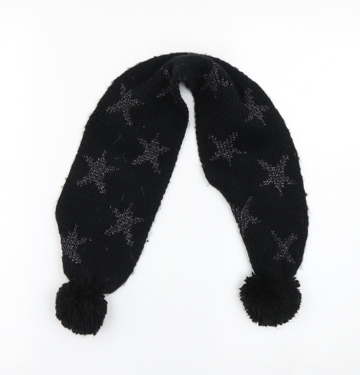 M&S Girls Black Scarf Scarves & Wraps One Size