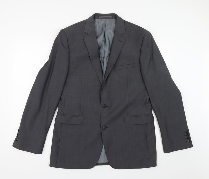 Lanificocerruti Mens Grey Jacket Suit Jacket Size 40