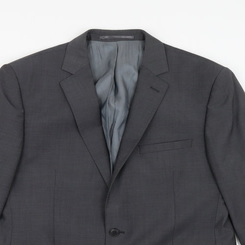 Lanificocerruti Mens Grey   Jacket Suit Jacket Size 40