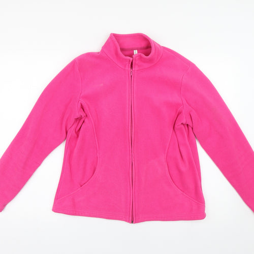 M&S Womens Pink  Fleece Jacket  Size 16