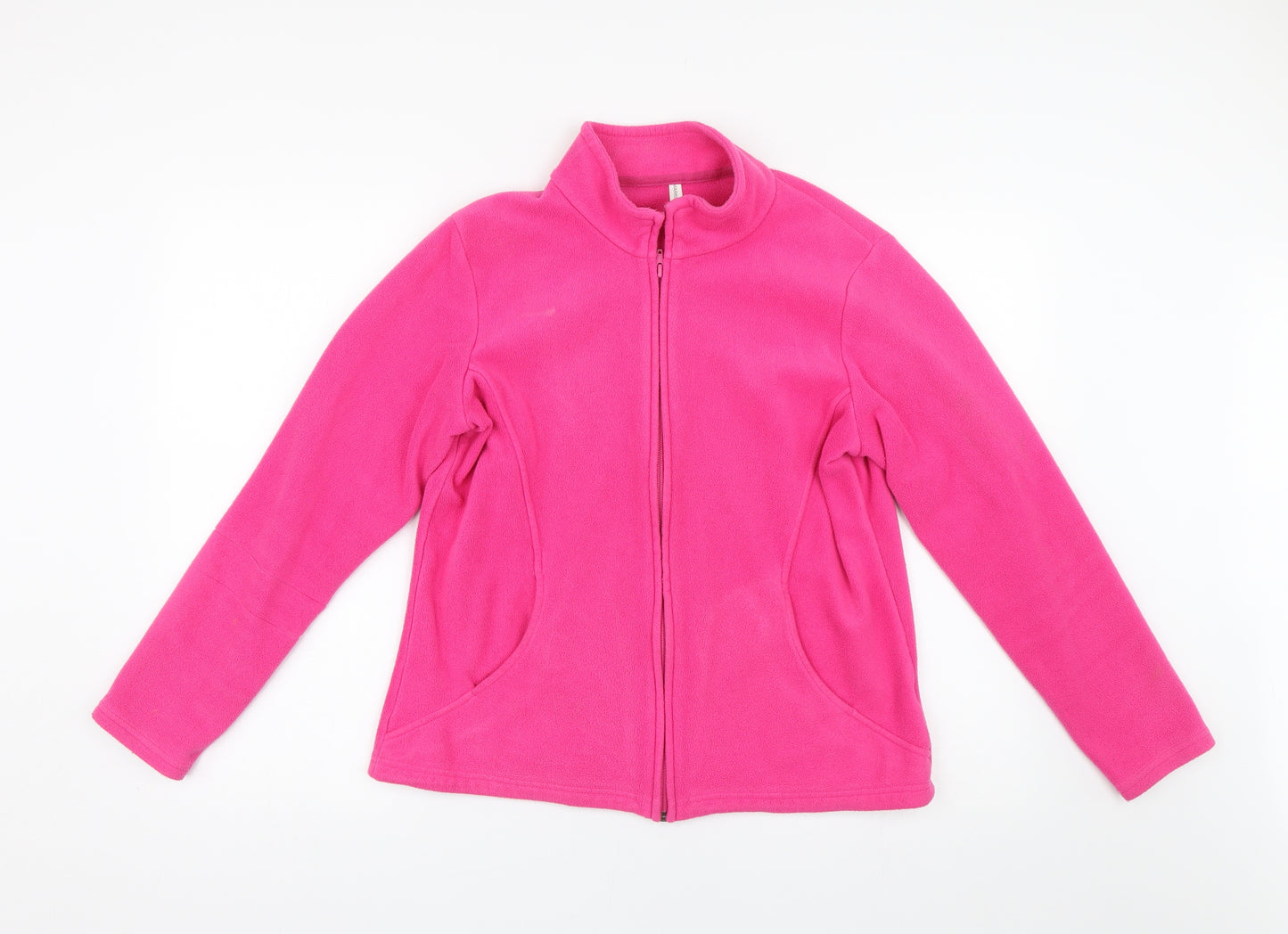M&S Womens Pink  Fleece Jacket  Size 16