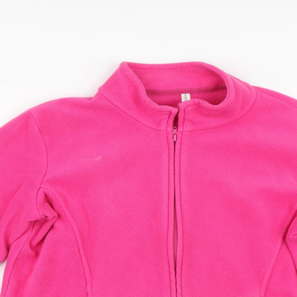 M&S Womens Pink  Fleece Jacket  Size 16