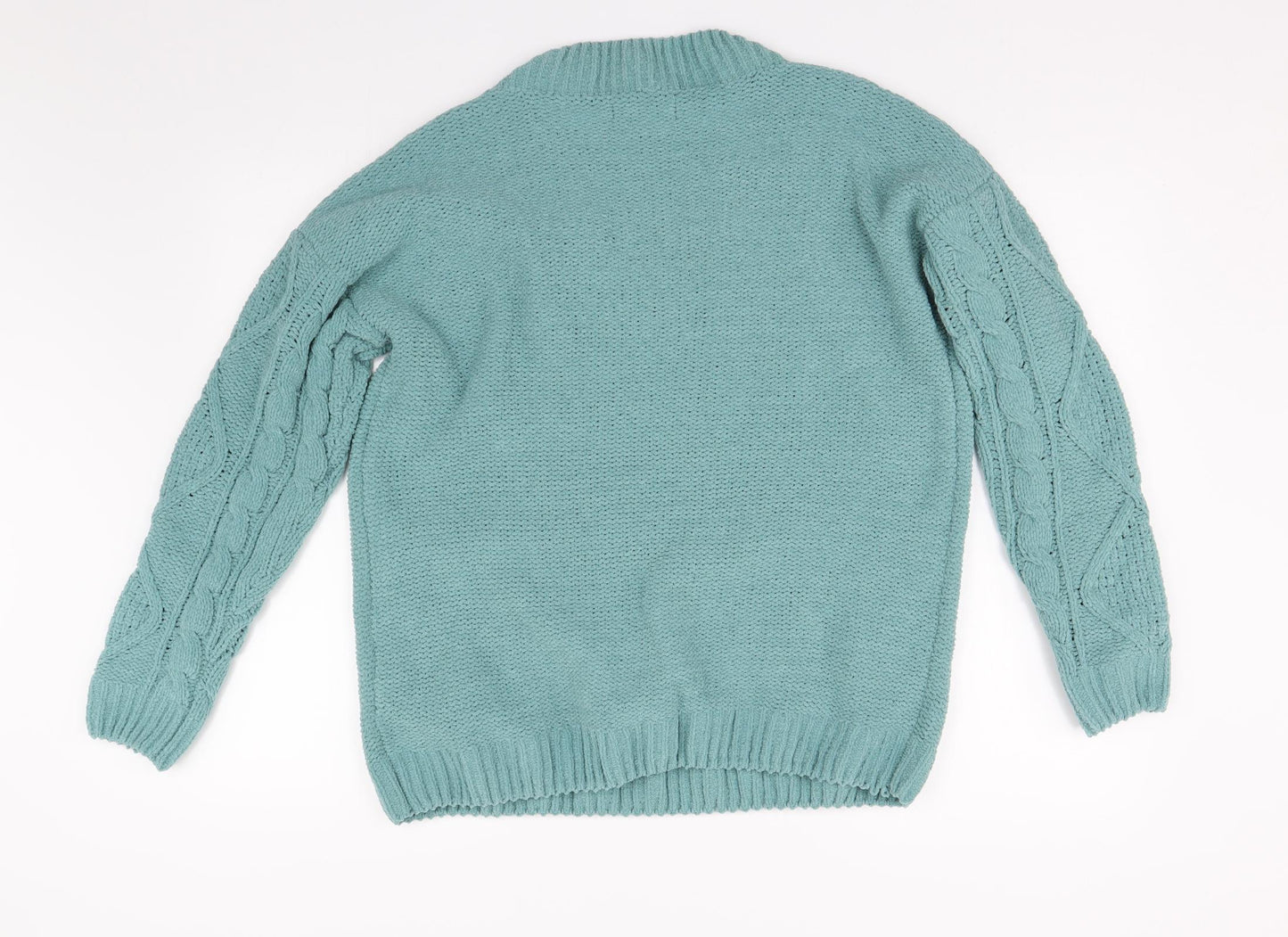 Primark Womens Green  Knit Pullover Jumper Size 14