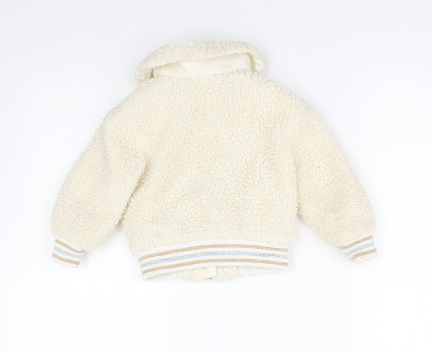 River Island Baby Beige  Fleece Jacket  Size 12-18 Months