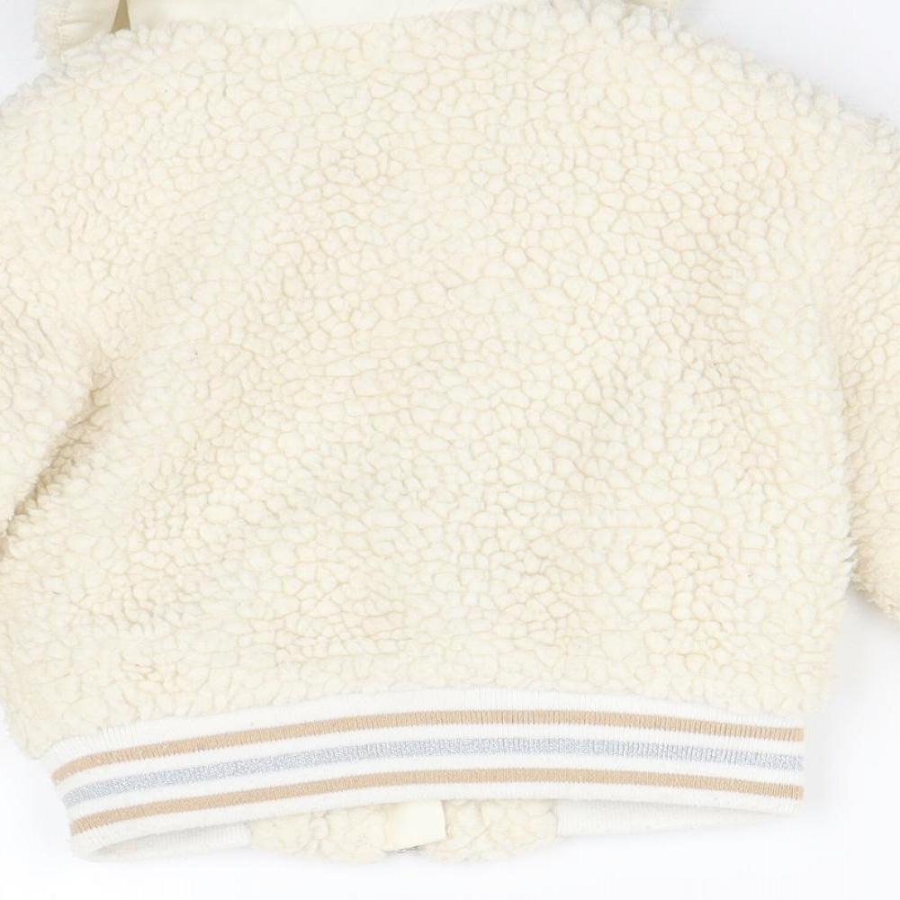 River Island Baby Beige  Fleece Jacket  Size 12-18 Months