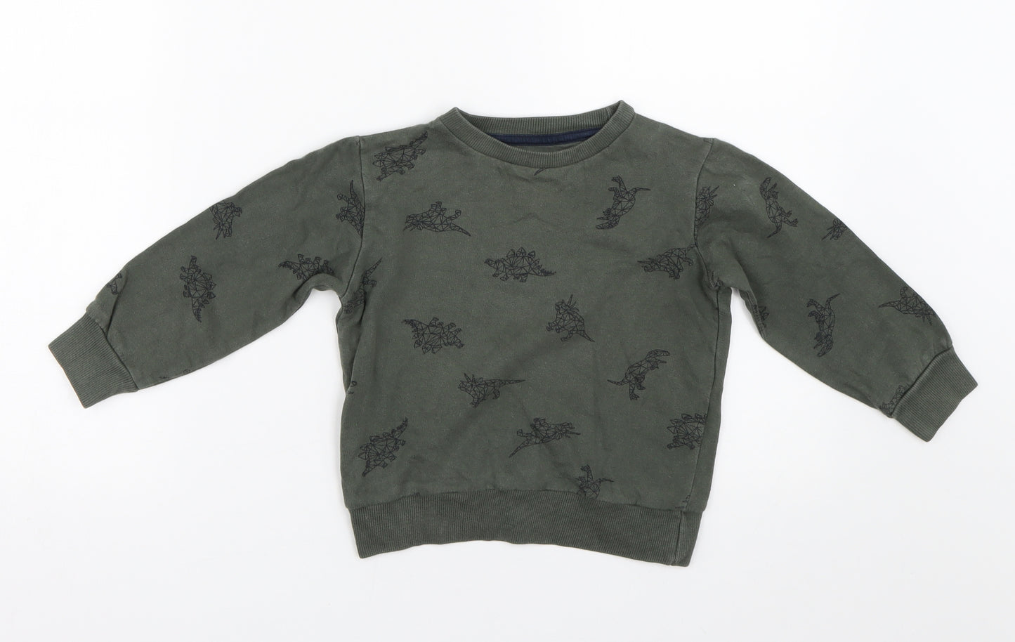 Urban Boys Green   Pullover Sweatshirt Size 3-4 Years