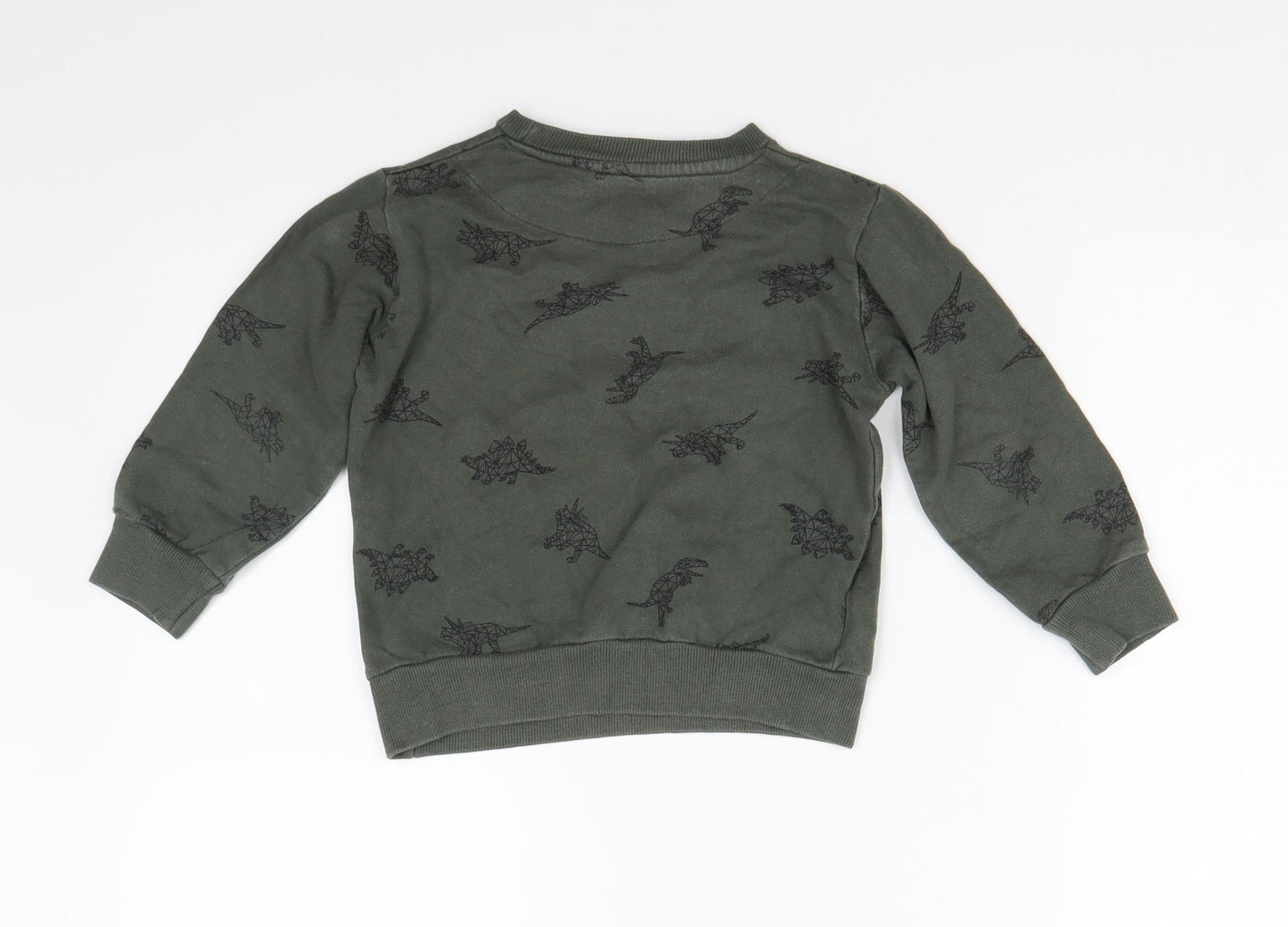 Urban Boys Green   Pullover Sweatshirt Size 3-4 Years