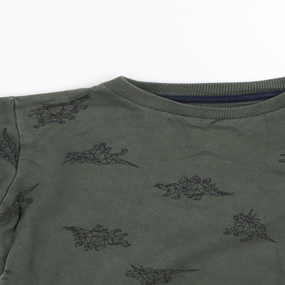 Urban Boys Green   Pullover Sweatshirt Size 3-4 Years