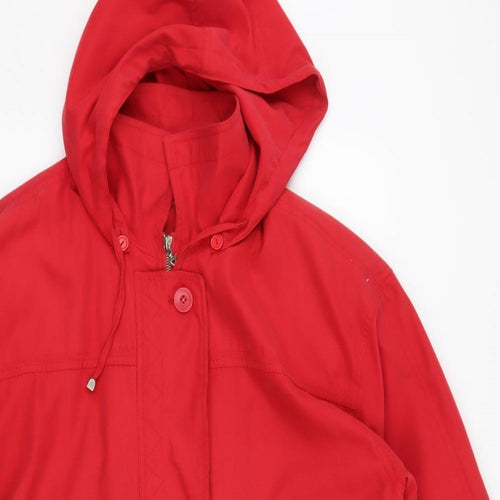 Astraka Womens Red   Overcoat Coat Size 12