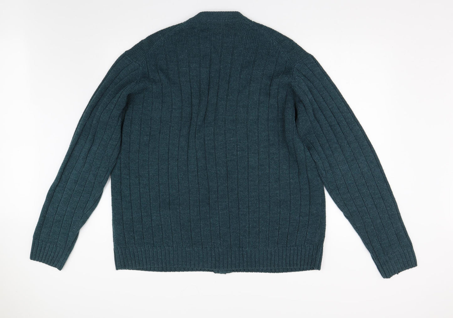 James Pringle Mens Green  Knit Cardigan Jumper Size XL  - `