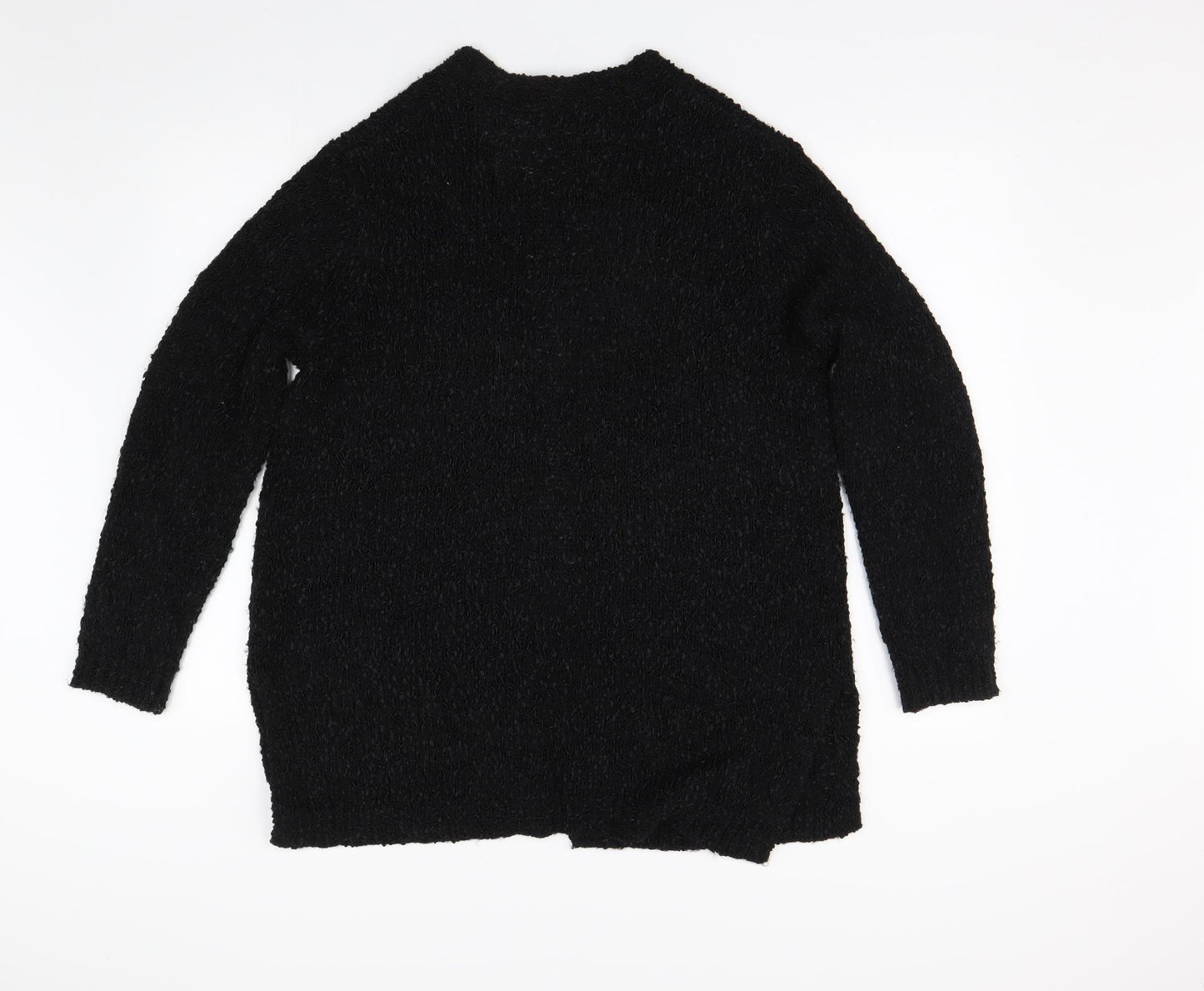 George Womens Black  Knit Cardigan Jumper Size 16