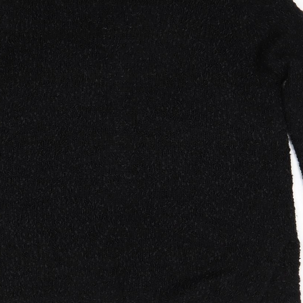 George Womens Black  Knit Cardigan Jumper Size 16