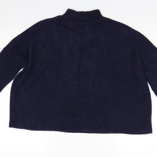 H&M Womens Blue  Knit Pullover Jumper Size XS