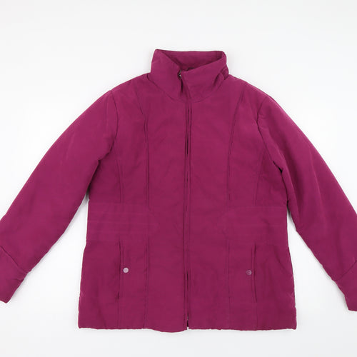 Klass Womens Pink   Overcoat Coat Size M