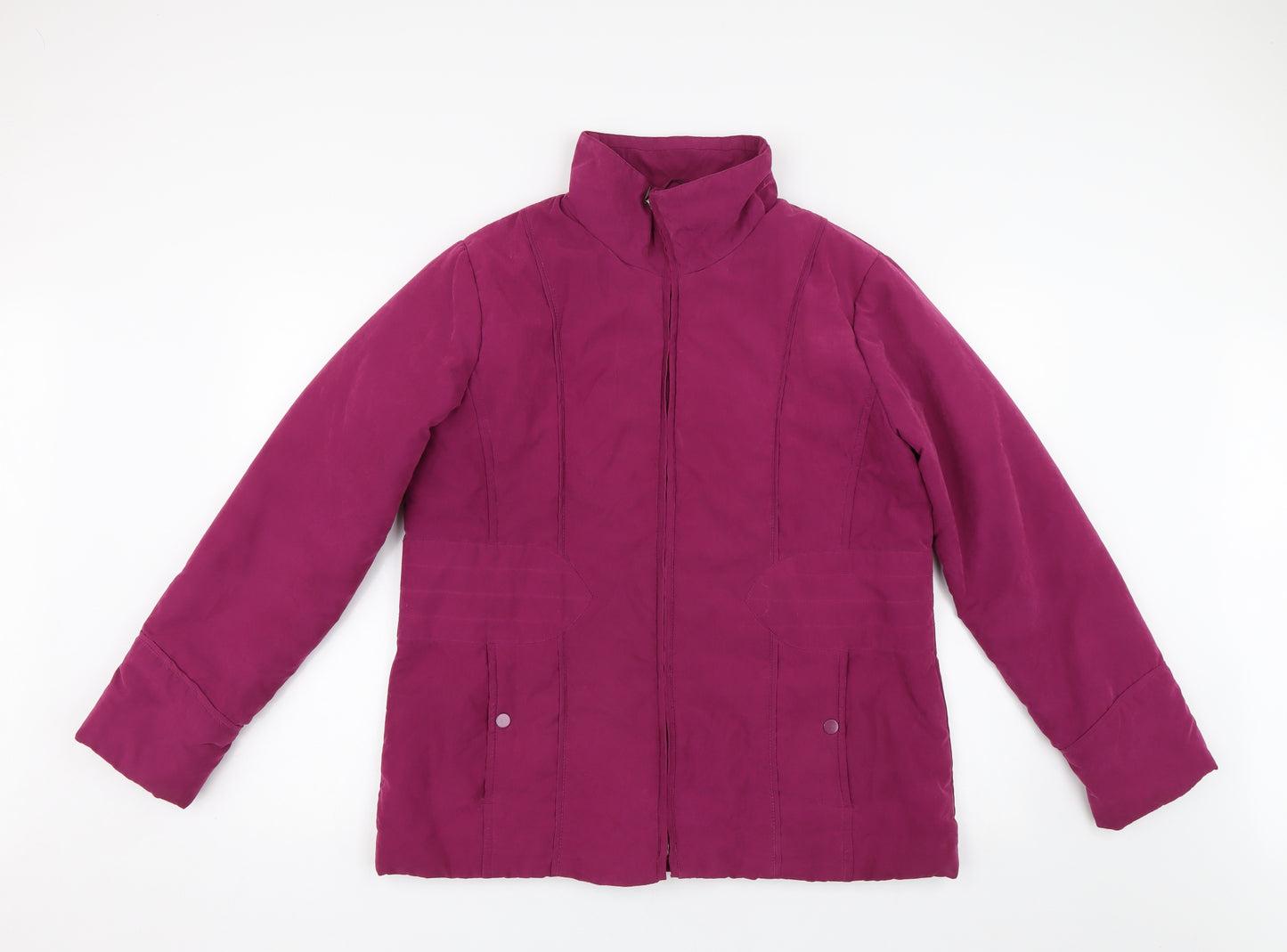 Klass Womens Pink   Overcoat Coat Size M