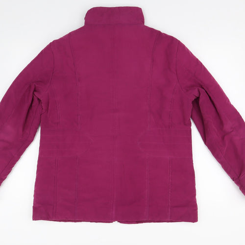 Klass Womens Pink   Overcoat Coat Size M